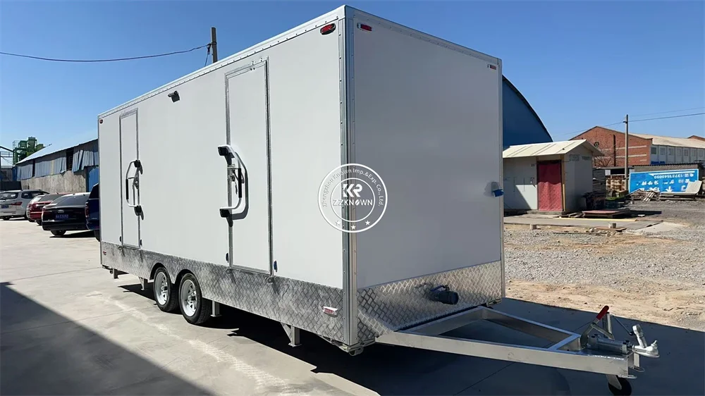 Remorque de toilettes Portable Standard australien, remorque de toilettes publiques, remorque de salle de bains de luxe Mobile pour les états-unis