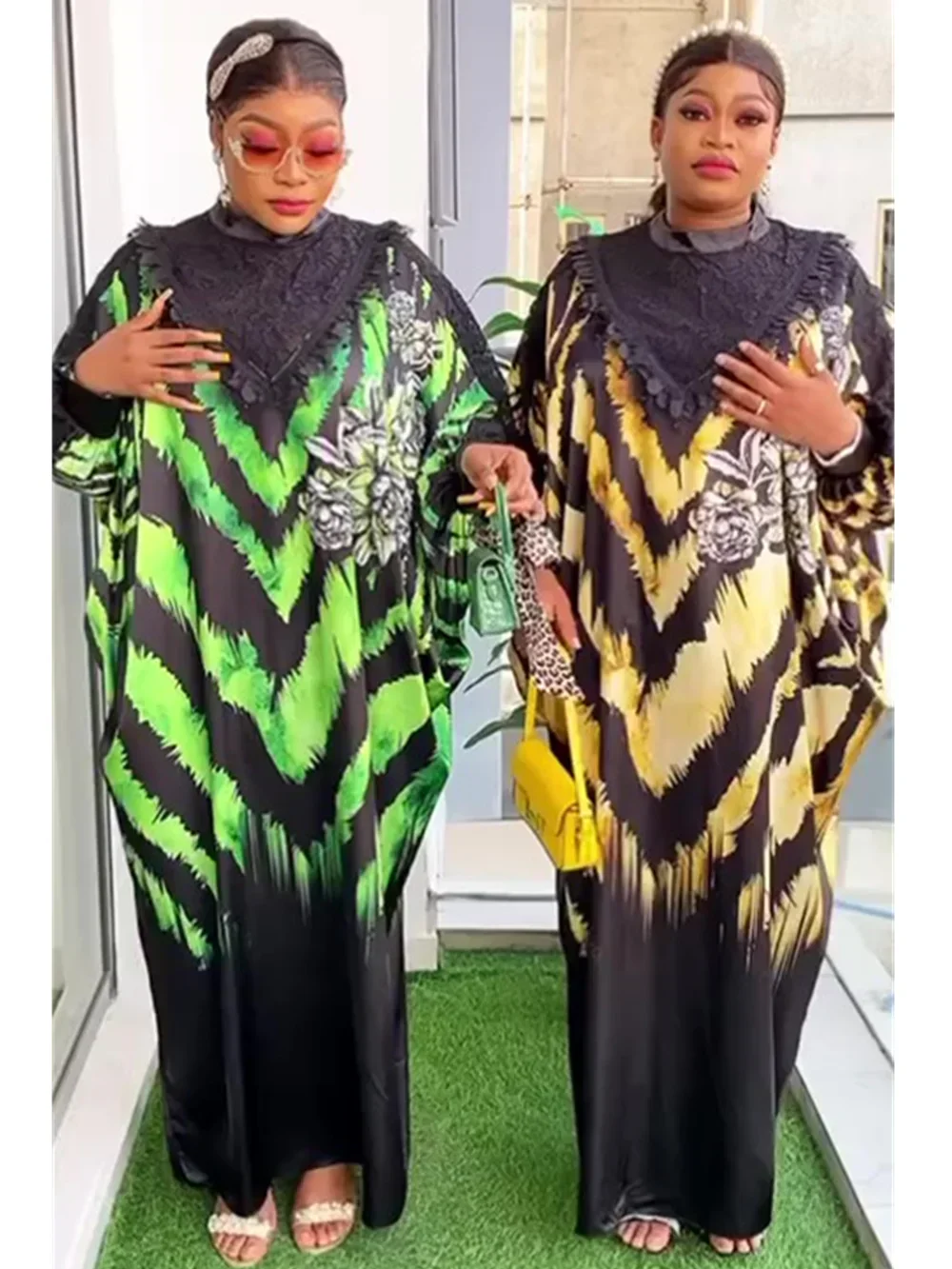 

African Dresses for Women 2024 AbayasTraditional Africa Clothing Dashiki Ankara Outfits Gown Robe Muslim Kaftan Maxi Long Dress