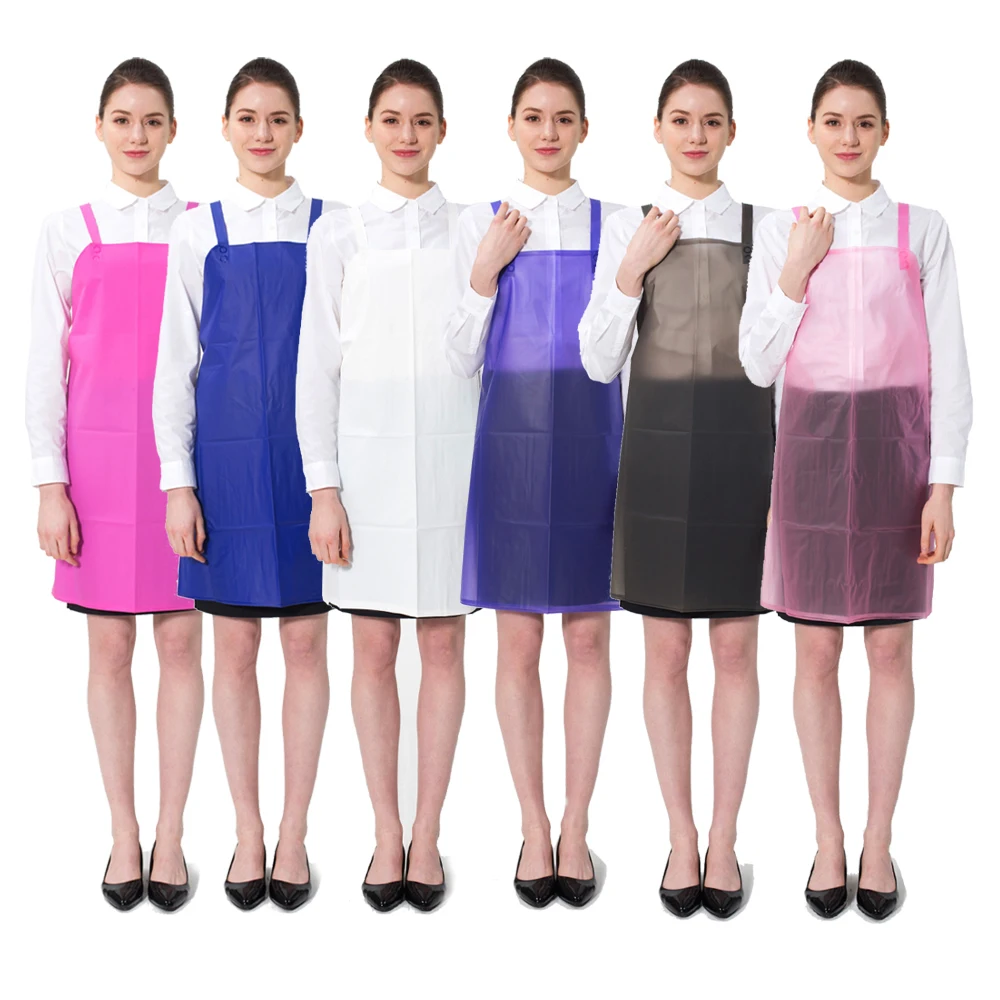 HBYK High-frequency Urethan H-type waterproof apron-Cau/PO-0516/Pink (translucent)