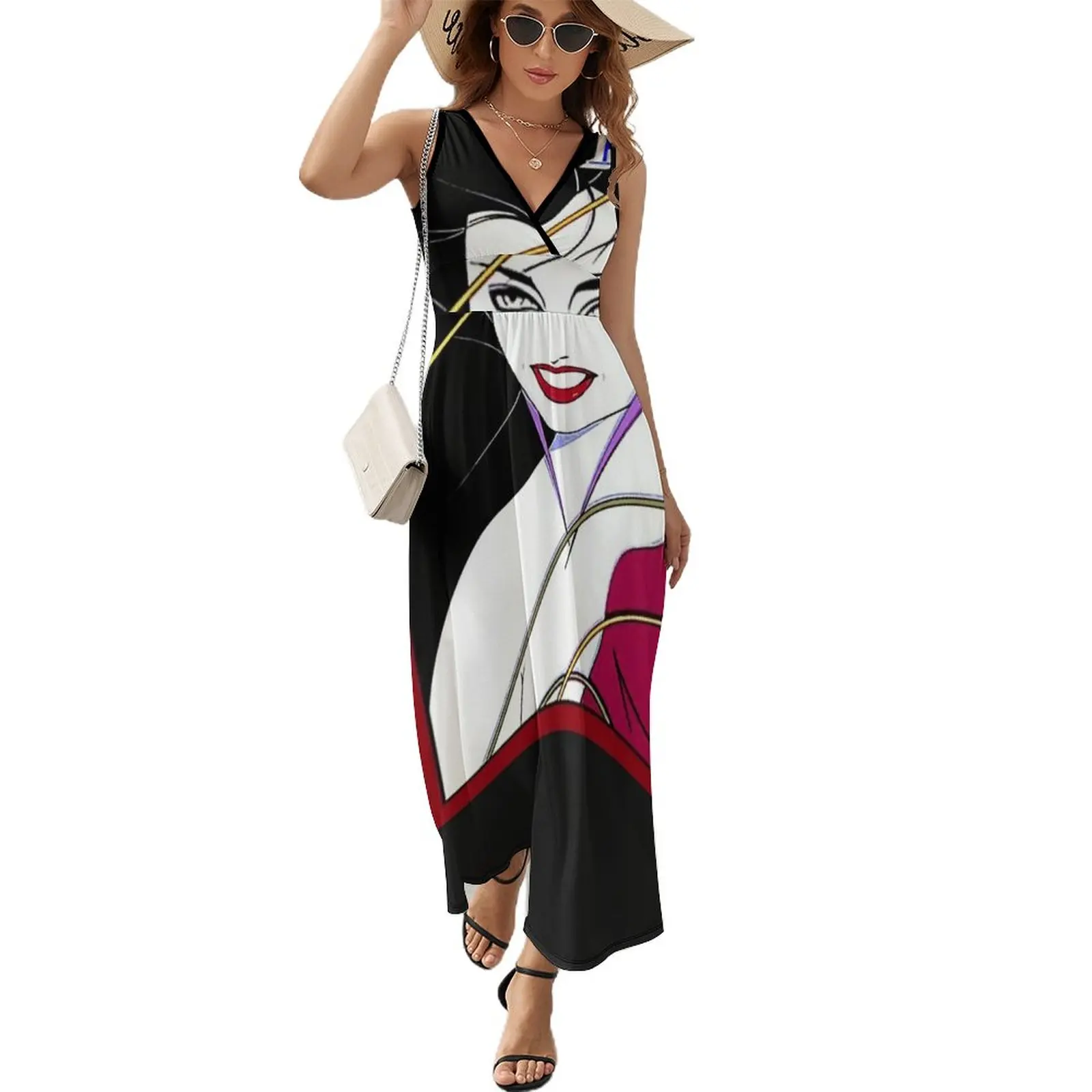 Rio Duran-Vestido feminino sem mangas, roupas de verão, vestidos de festa, 2023