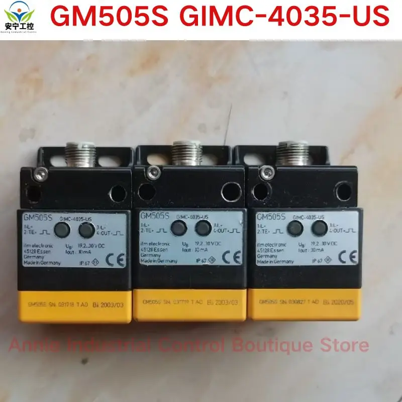

Б/у тест ОК .GM505S GIMC-4035-US Индуктивный датчик безопасности Датчик приближения
