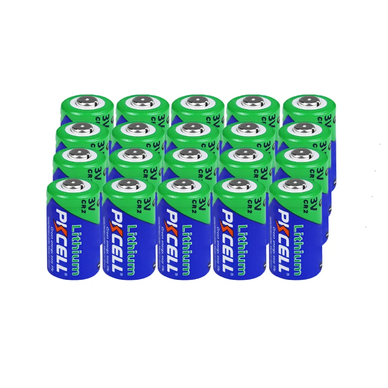 20 sztuk PKCELL CR2 3V baterie litowe CR 15270 CR 15266 nie akumulator 850MAH do czujki dymu dalmierz laserowy