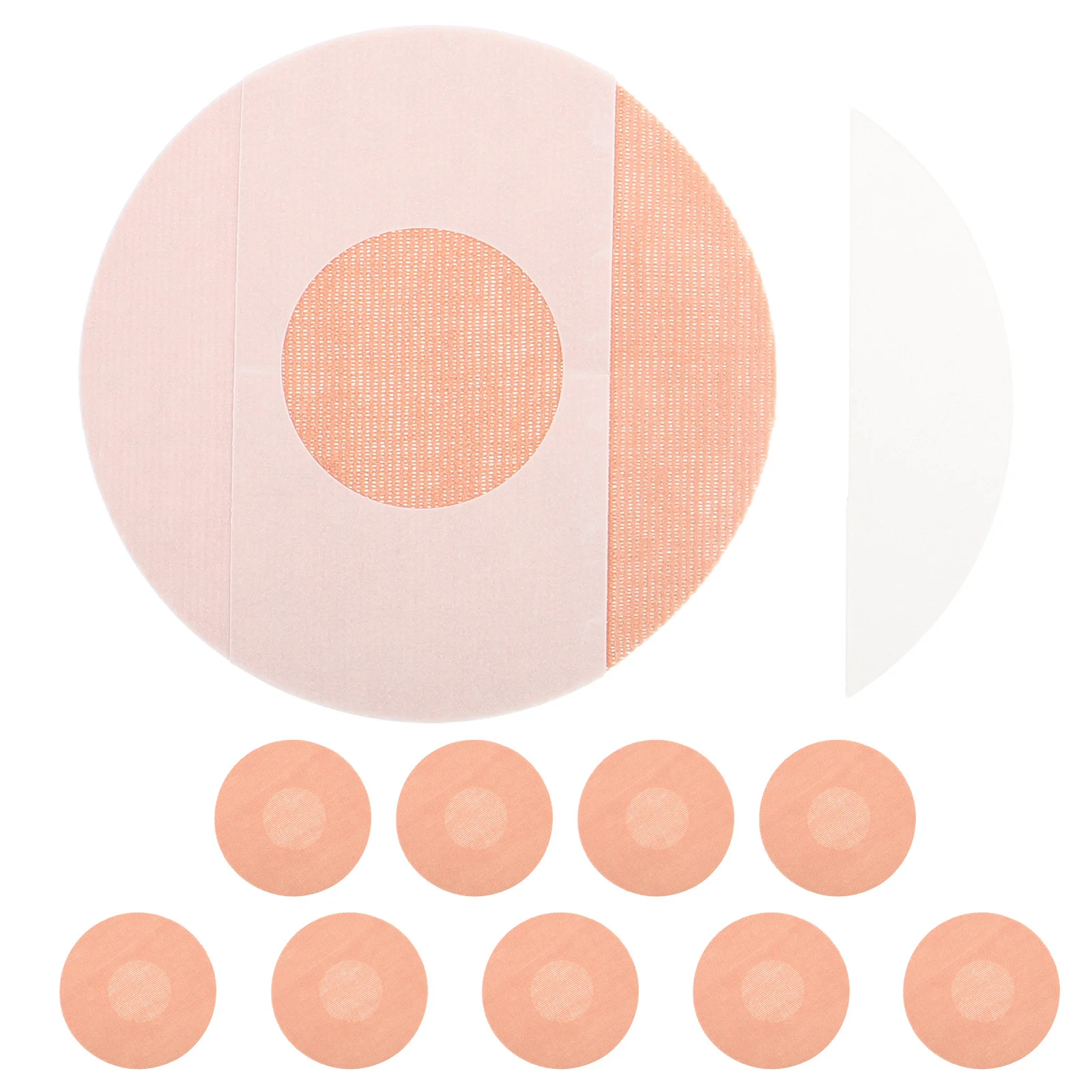 

10Pcs Sensor Fixing Patches High Adhesion Elastic Fabric Anti-Slip Design Reusable Breathable Skin-Friendly Stickers for Running