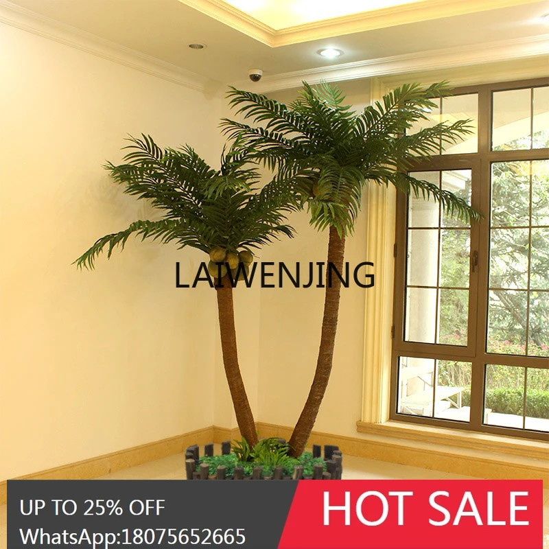 

large artificial coconut tree indoor and outdoor decorative plant hotel floor palm tree