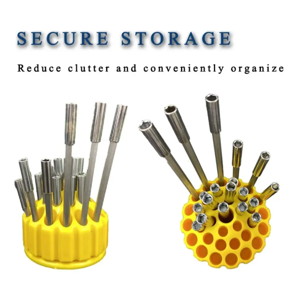 360 Degree Rotating Rotating Drill Bit Storage Box Professional Accessory Holder Case Rotary Tool Organizer Rotary Tool Case DIY