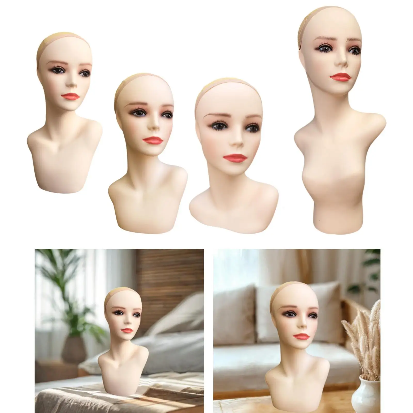 

Женский парик, голова манекена, модель дисплея парика, гладкая подставка с плечом для демонстрации парика, укладка, шиньоны, ювелирные изделия