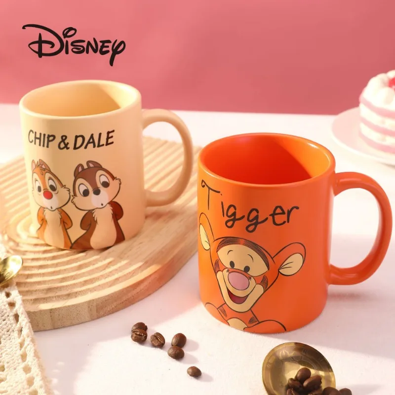 Disney Stitch Mug Drinking Cup Mickey Mouse Minnie Donald Duck Milk Cup Cute Cartoon Drinkware Mugs Children's Water Cups Gifts