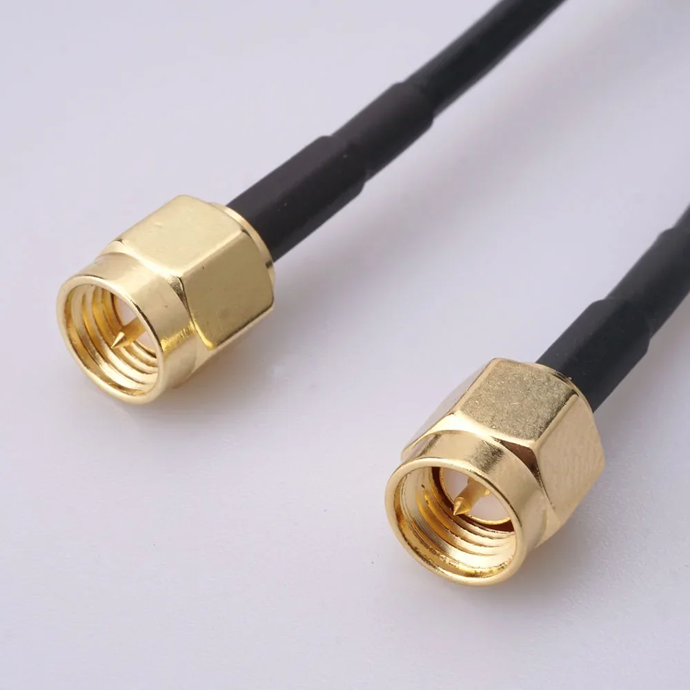 

Xinangogo SMA male to SMA male connector RG174 copper cable for WIFI GSM 4G antenna