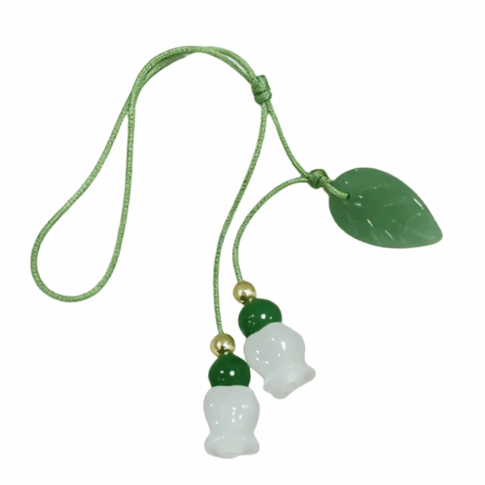 Flower Phone Charms Strap Lanyard Short Style Simulation Flower Phone Lanyard Chinese Style Anti Loss