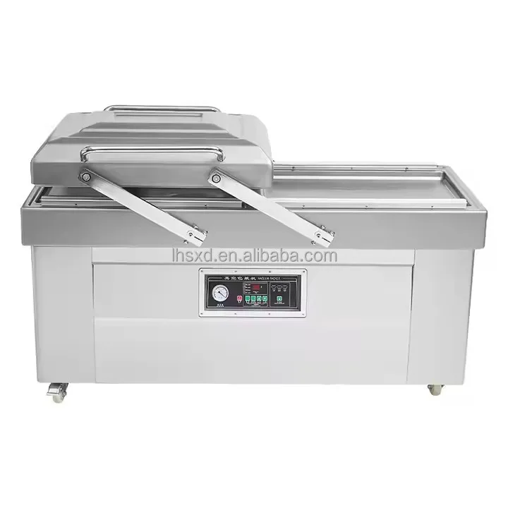 Large Commercial Automatic Sealing Machine for Wet and Dry Rice, Cooked Food and Seafood