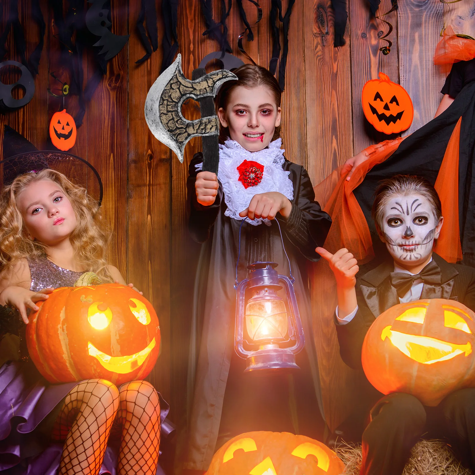 

H held Axe Prop Реалистичные детали Аксессуары для костюмов на Хэллоуин Косплей Вечеринка Реквизит для фотосессии Имитация поддельного топора Hatchet