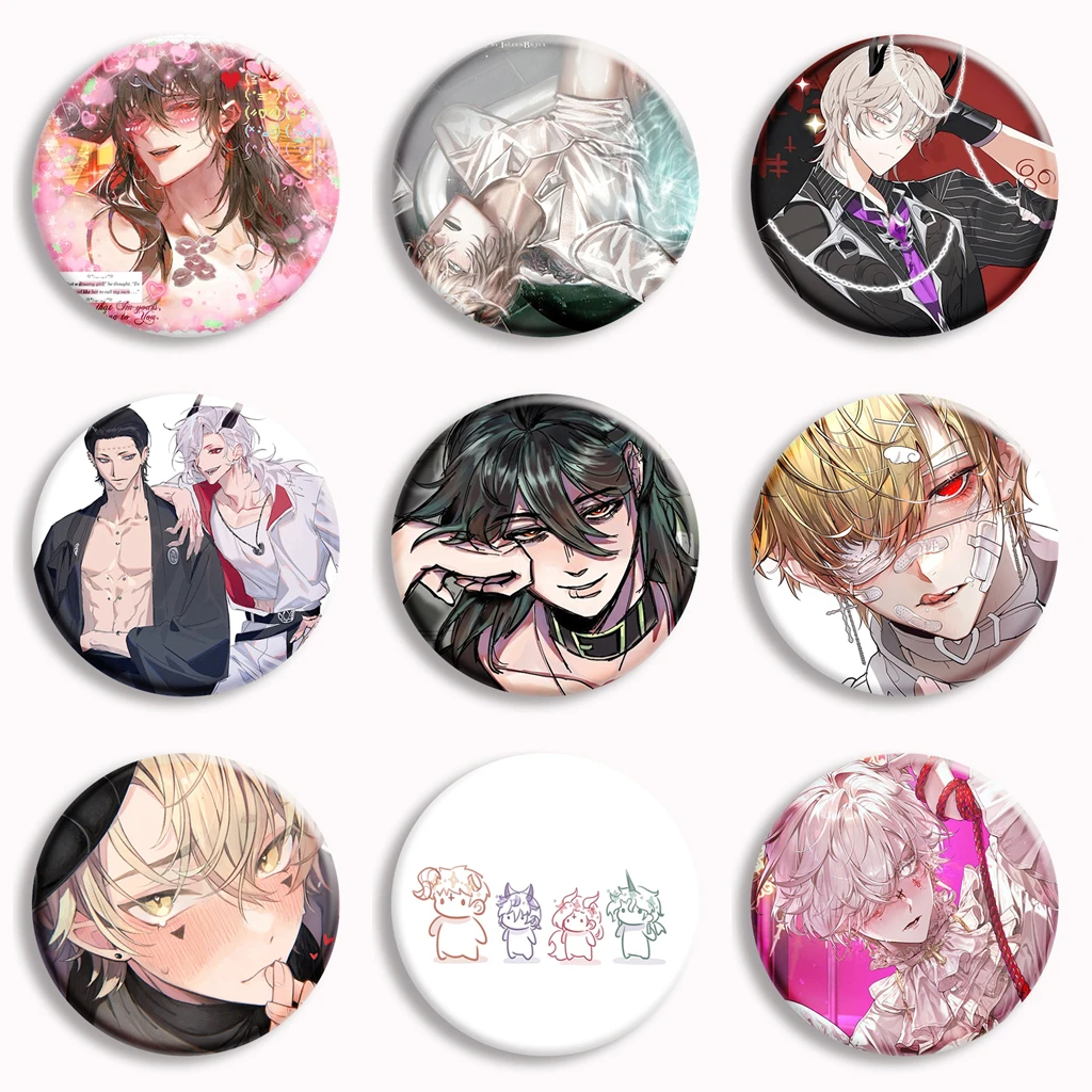 

What in HELL is Bad Anime Soft Button Pin Satan Solivan Leviathan Cartoon Brooch Badge Bag Decor Jewelry Fans Collect Gifts
