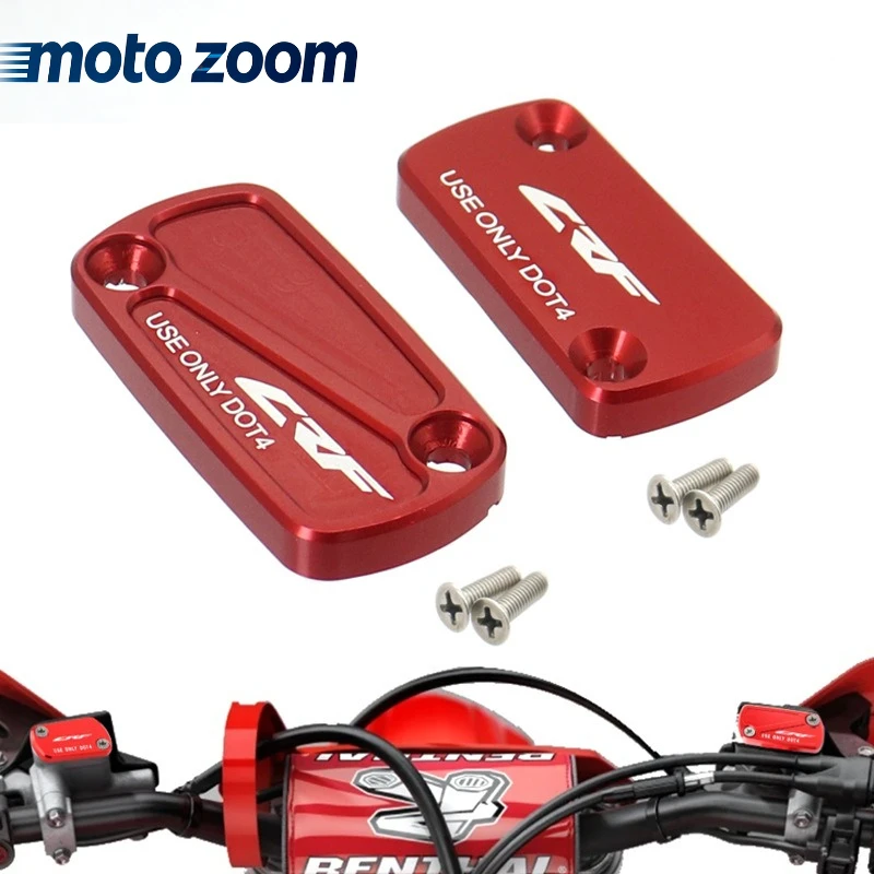 

For HONDA CRF450R CRF450RX CRF 450R 450RX 2021 2022 2023 2024 Front Rear Brake Clutch Reservoir Covers Oil Fluid Cylinder Cap