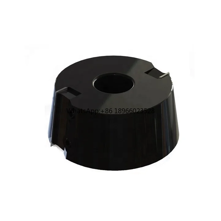 high performance89 x 46 mm TC Mould Head with 9 Degree Angle and 18 mm Rebate Featuring Replaceable Blades for Woodworking