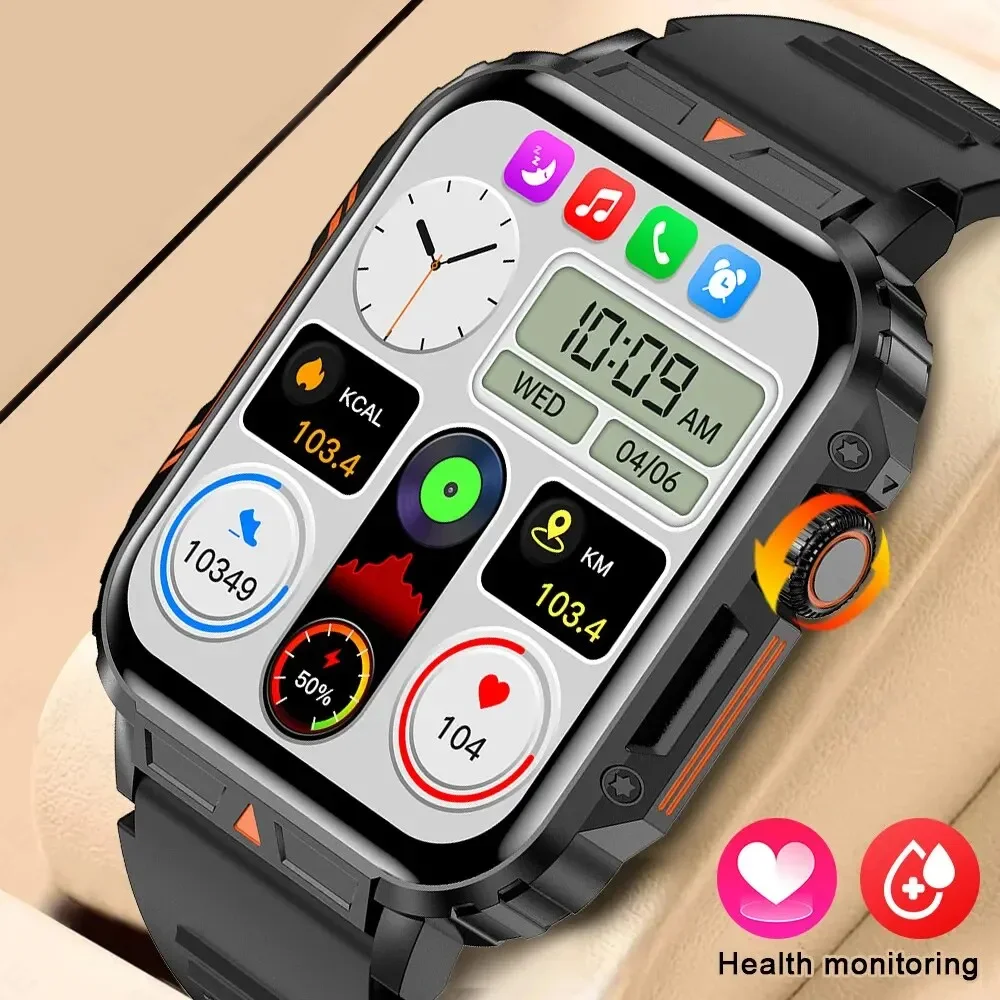 New Smartwatch 1.95 Inch Screen Health Monitoring Watches An