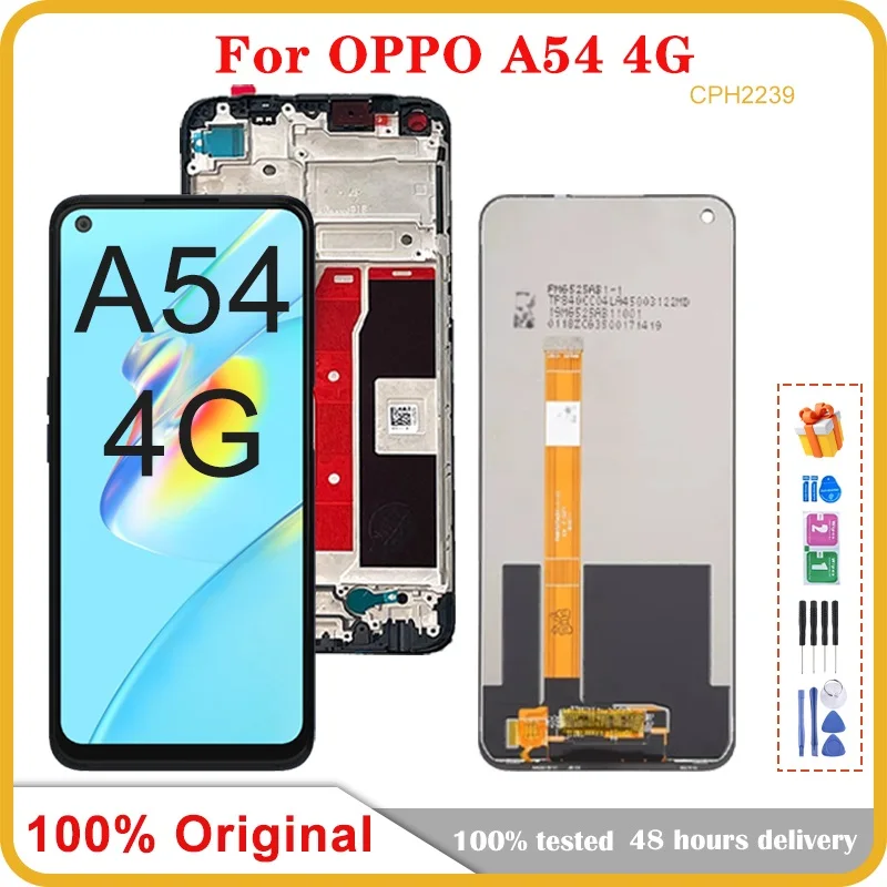 

6.51" Original For Oppo A54 4G LCD Display Touch Screen Digitizer Assembly Replacement For OppoA54 CPH2239 Repair Parts