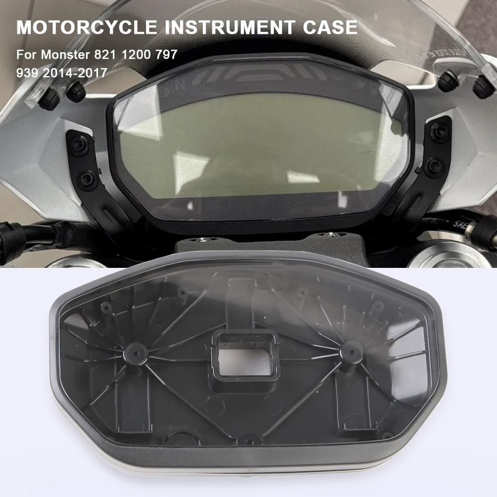 Speedometer Housing Motorcycle Instrument Case For Ducati Monster 821 1200 797 939 2014-2017 Dashboard Cover Shell Accessories