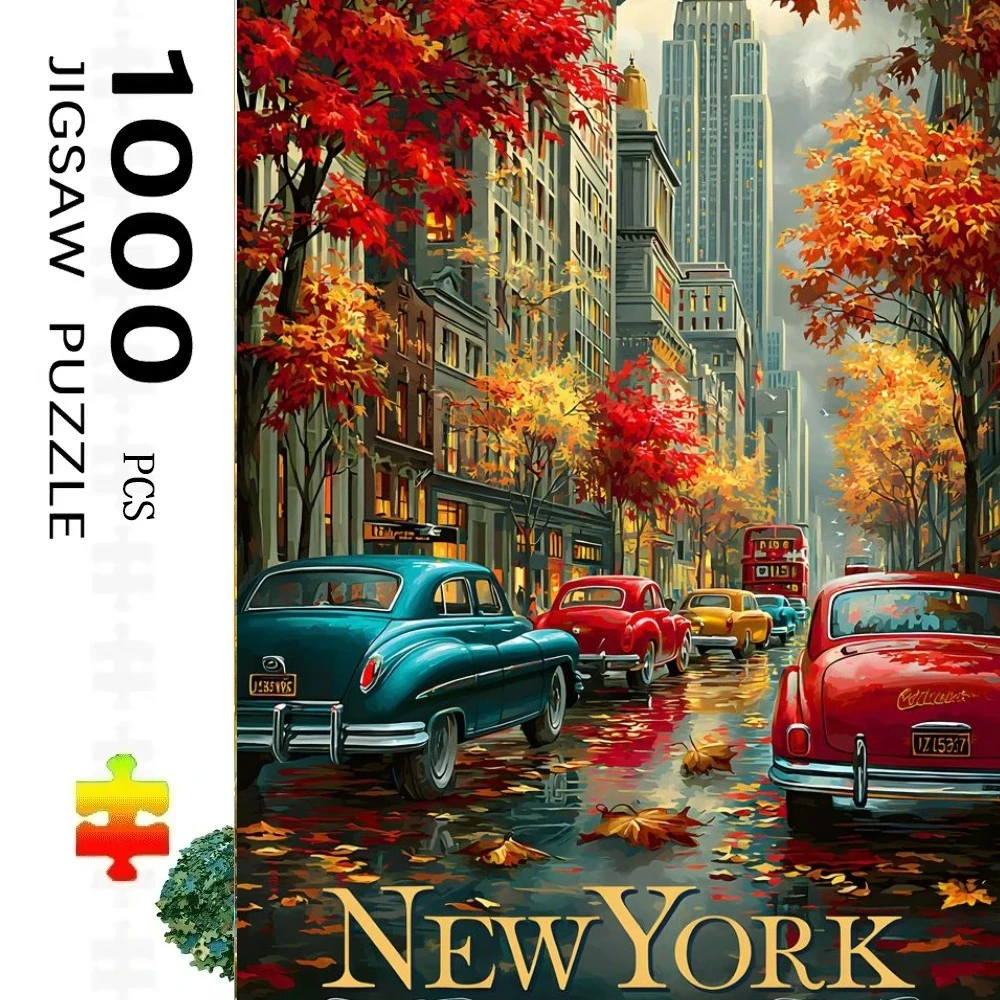 

1000 элементов пазла с изображением всемирно известных достопримечательностей, декор для дома, головоломки для взрослых, семейные игры, напольные пазлы, развивающие игрушки для детей