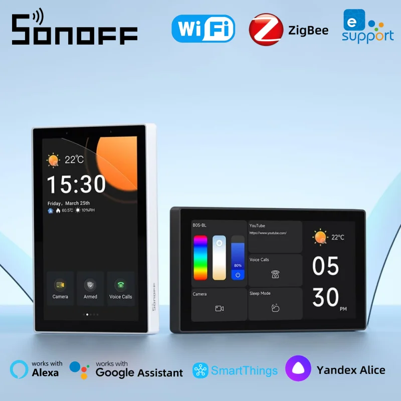 SONOFF NSPanel Pro 120 86 Type Smart Home Control Panel Smart Thermostst Power Consumption DIY Switch Support All Sonoff Devices