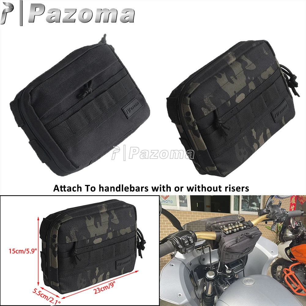 

Universal T-bar Bags For Bike Honda BMW Harley Yamaha Kawasaki Ducati Multifunction Portable Tool Front Rear Handlebar Bags Pack