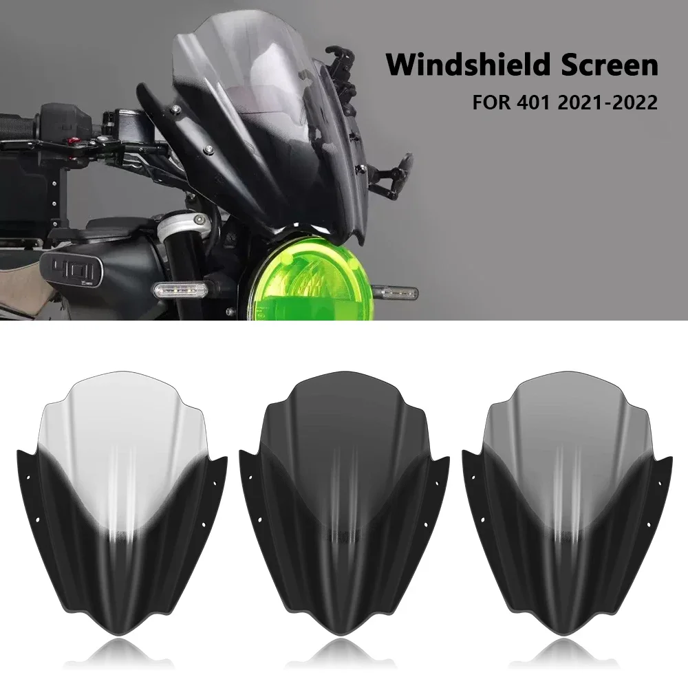 

For SVARTPILEN 401Vitpilen 401 Accessories 2021-2022 Motorcycle Windscreen Windshield Screen Wind Shield Deflector Protector