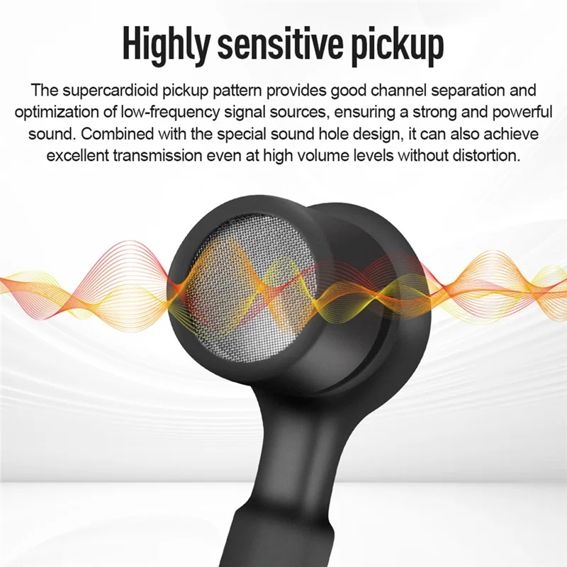 XSXS-Cardioid Tom Snare Drum ميكروفون أداة ميكروفون لأداة الطبل الاحترافية لالتقاط الموسيقى