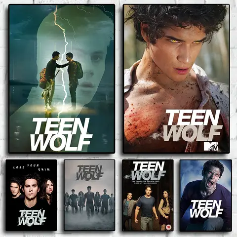 Classic Europe and America TV Series Movies Teen Wolf Posters for Room Living Canvas Painting Print Art Home Wall Decor Pictures