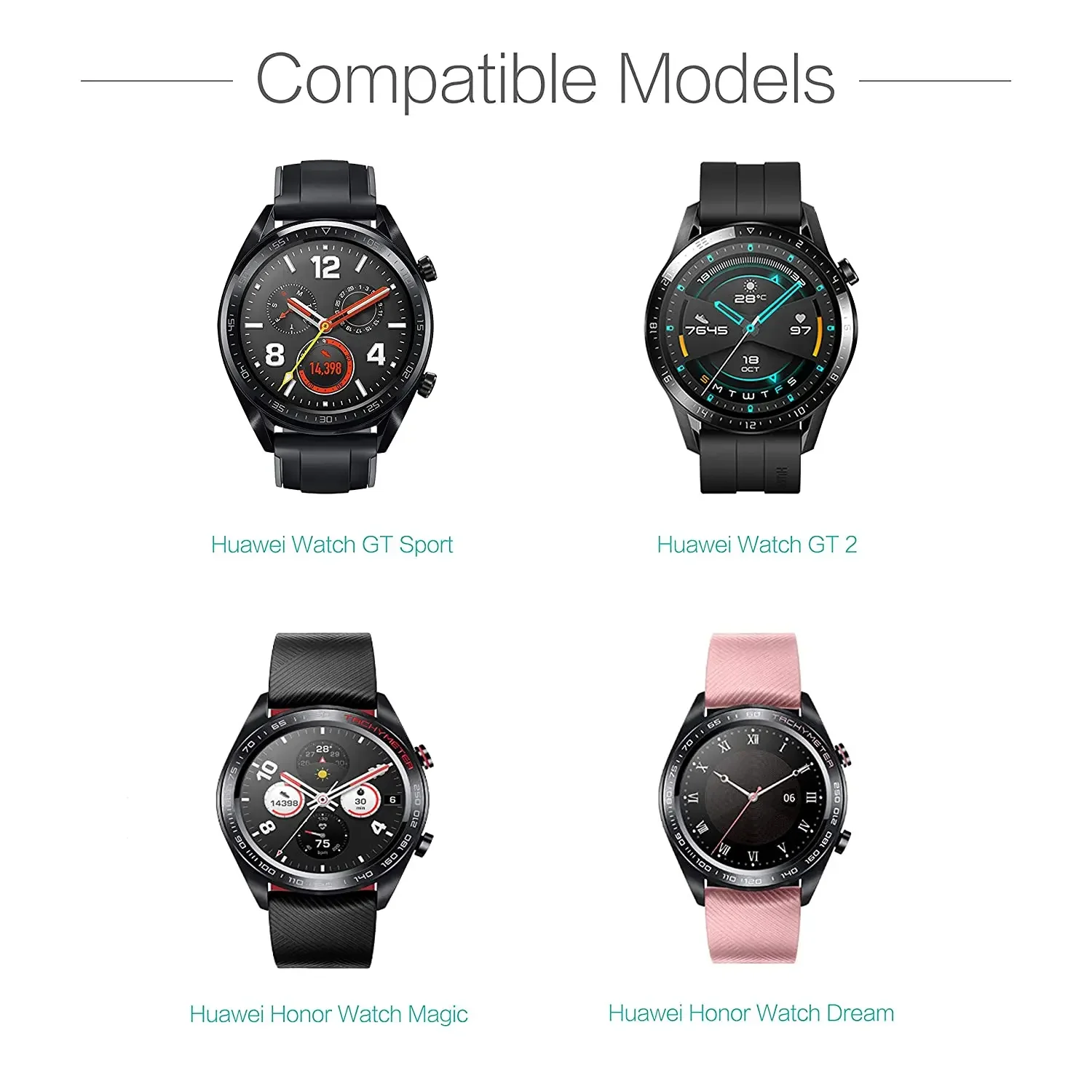 USBケーブル付きドック充電器,基本アダプター,デスクスタンド,Huawei Watch gt,gt2,Honor,マジック