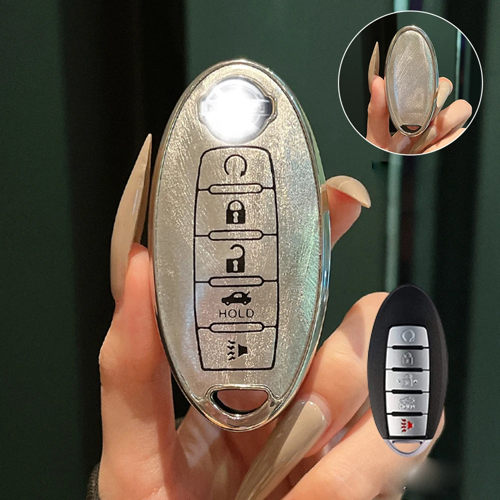 حافظة غطاء مفتاح فوب لنيسان إنفينيتي روج ألتيما كويست باثفندر سينترا باترول CIMA Fuga Armada Teana MuranoTitan