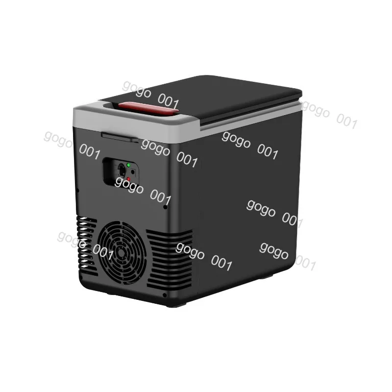 Portable Car Fridge 12V DC, Mini Cooler Warmer for Center Console & Outdoor, Dual Zone Cooling Heating for Home Travel Use