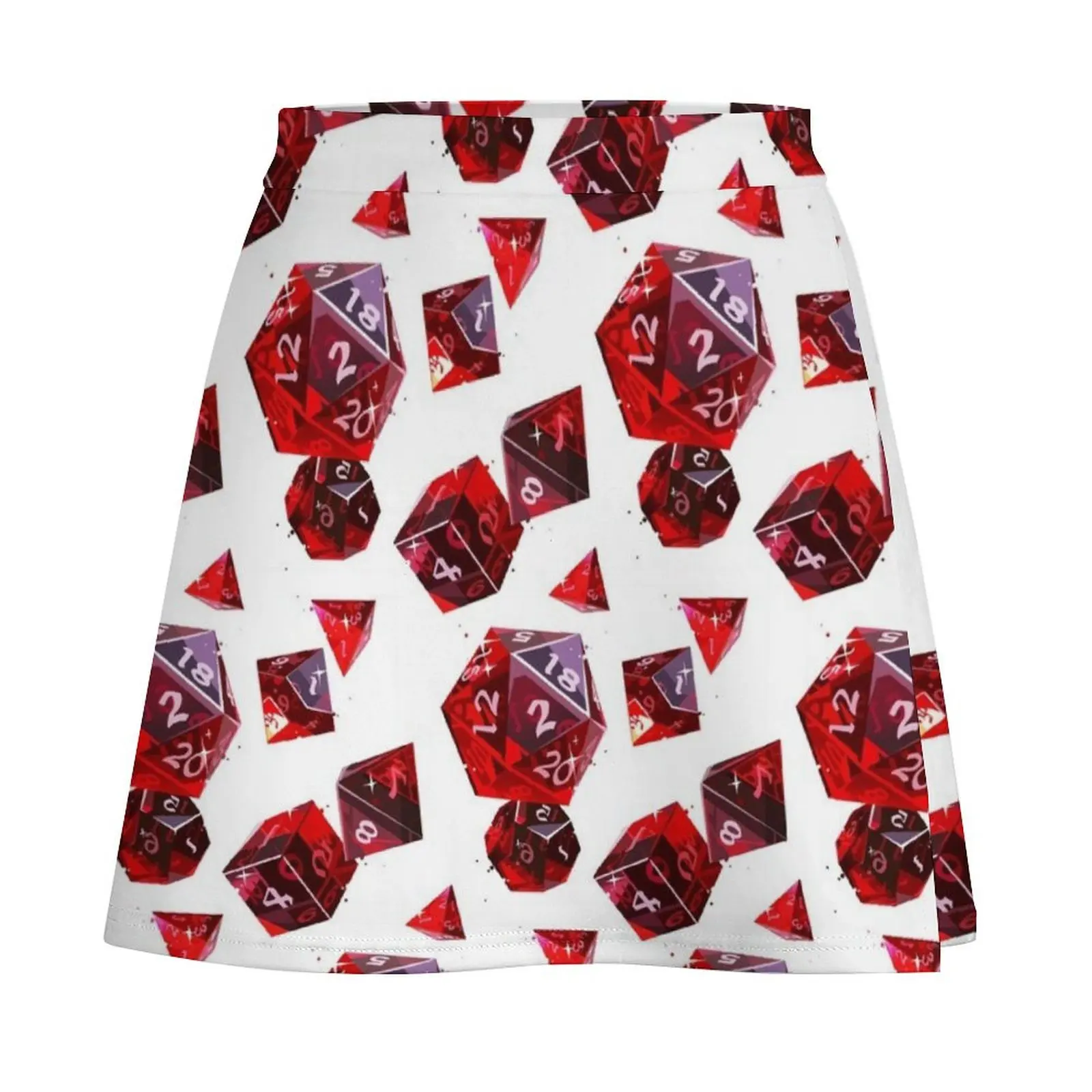 Gemstone Dice - Ruby Mini Skirt summer dresses for women 2025 luxury women's skirt modest skirts for women Mini Skirt