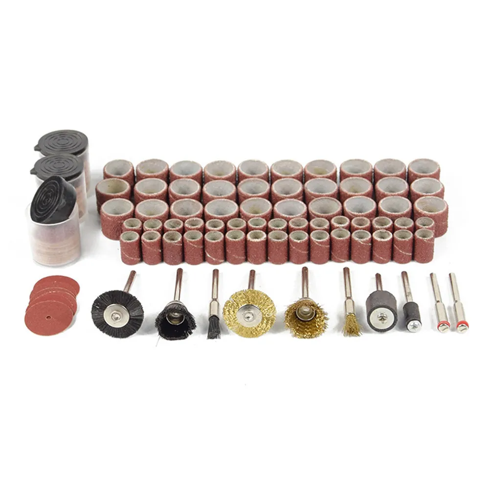 160Pcs Abrasive Polishing Wheels Kit Sponge Consistency for Handheld Rotary Tools Metal Derusting Polishing Grinding Dusting - view 5