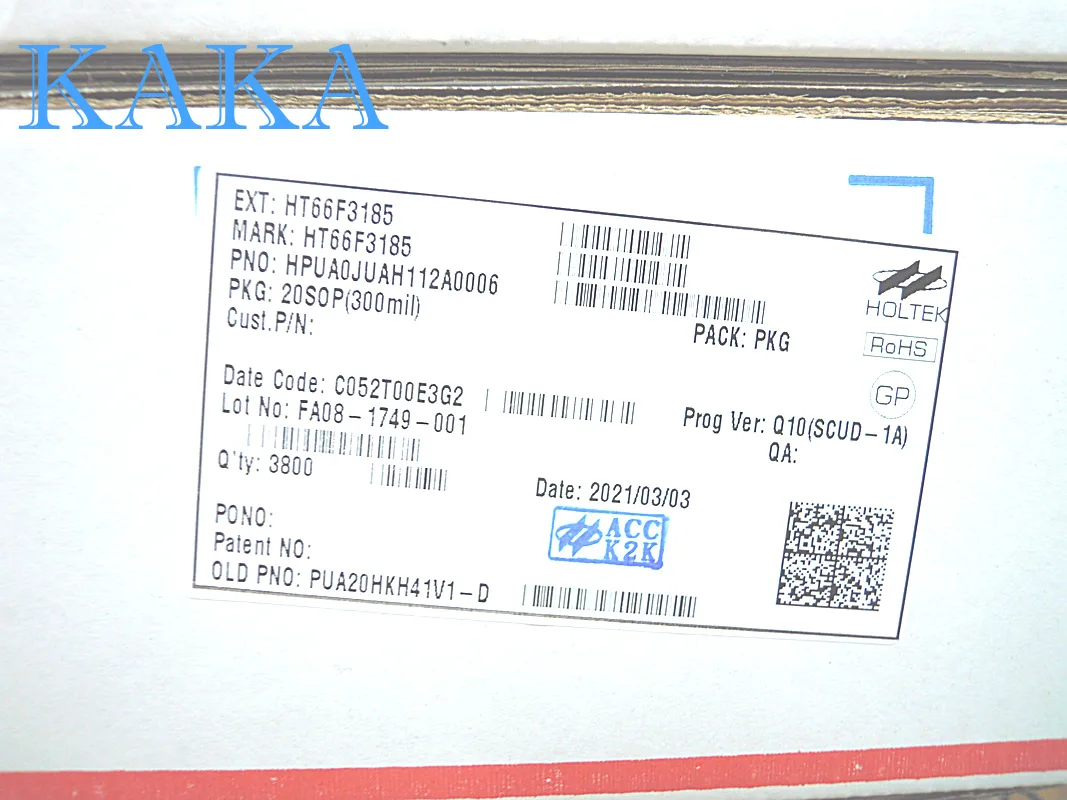 10 pezzi nuovo originale HT66F3185 SSOP24