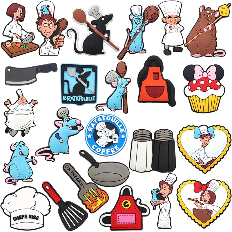 Mesuca Kitchen Supplies 18-100pcs Shoe Charms For Sandals,Shoe Decoration Accessories Shoe Pins Great Gift For Men Women
