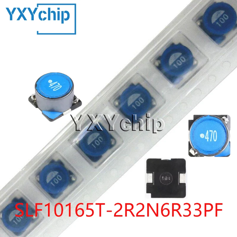 10PCS 10X10 2.2UH 6.3A 10*10*6.5MM CHIP MAGNETIC SHIELD TYPE POWER WOUND INDUCTOR SLF10165T-2R2N6R33PF NEW ORIGINAL