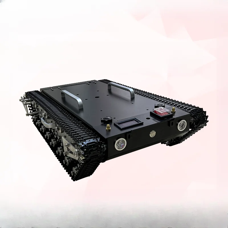 WT600S all-metal crawler tank chassis, open-source development platform for outdoor shooting off-road robots, model