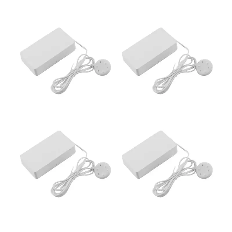 

4X Tuya Smart WIFI Water Flood Sensor Water Leakage Detector Send Alert When Leak Detected Work With Alexa Google Home