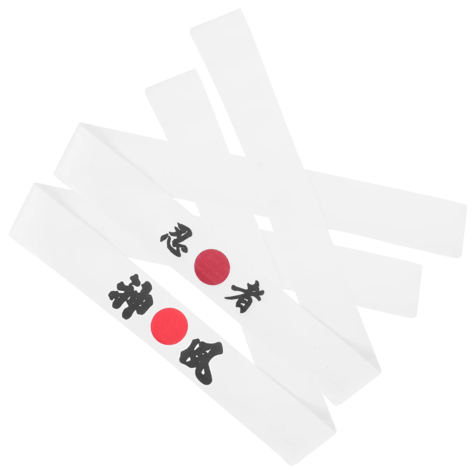 

2pcs Japanese Headband Cotton Chef Karate Supply Women Samurai Sweat Absorption Comfortable Cool Decorative Accessories