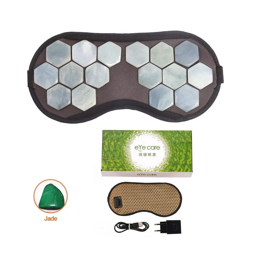 Korea best health jade tourmaline mattress magnetic therapy care facial relax hot & code packs infrared heating pads eye mask