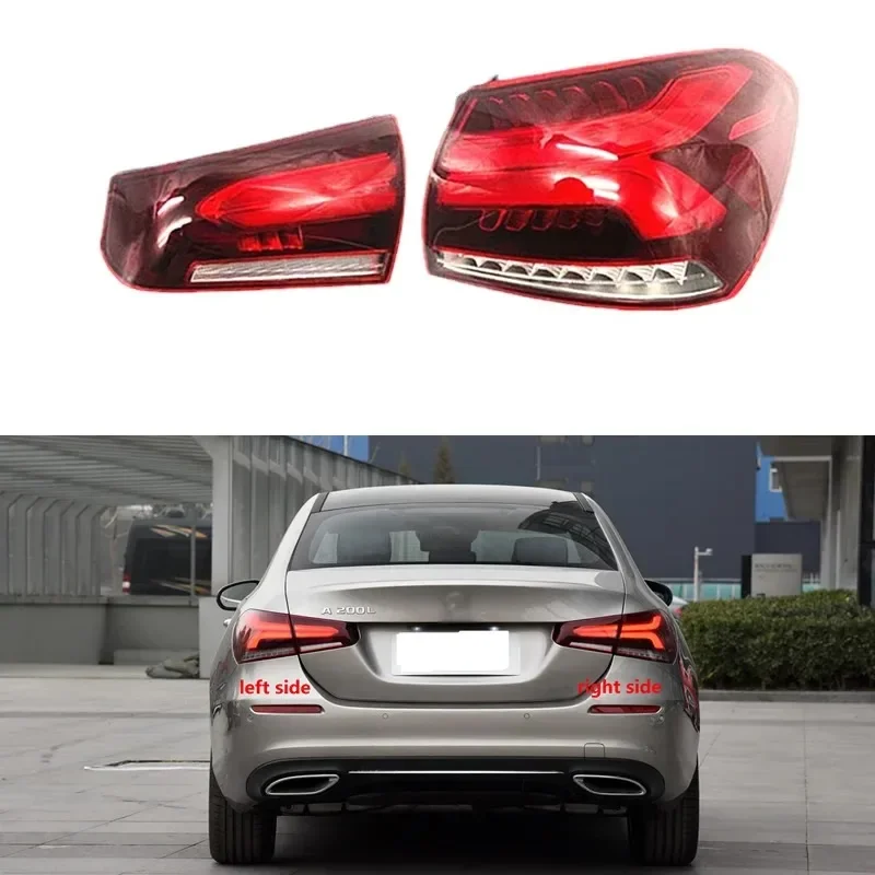 

Outer Tail Lamp For Mercedes Benz W177 A200 A180 2018-2021 Sedan LED Taillight Rear Brake Lamps Tail Lights No Line No Light