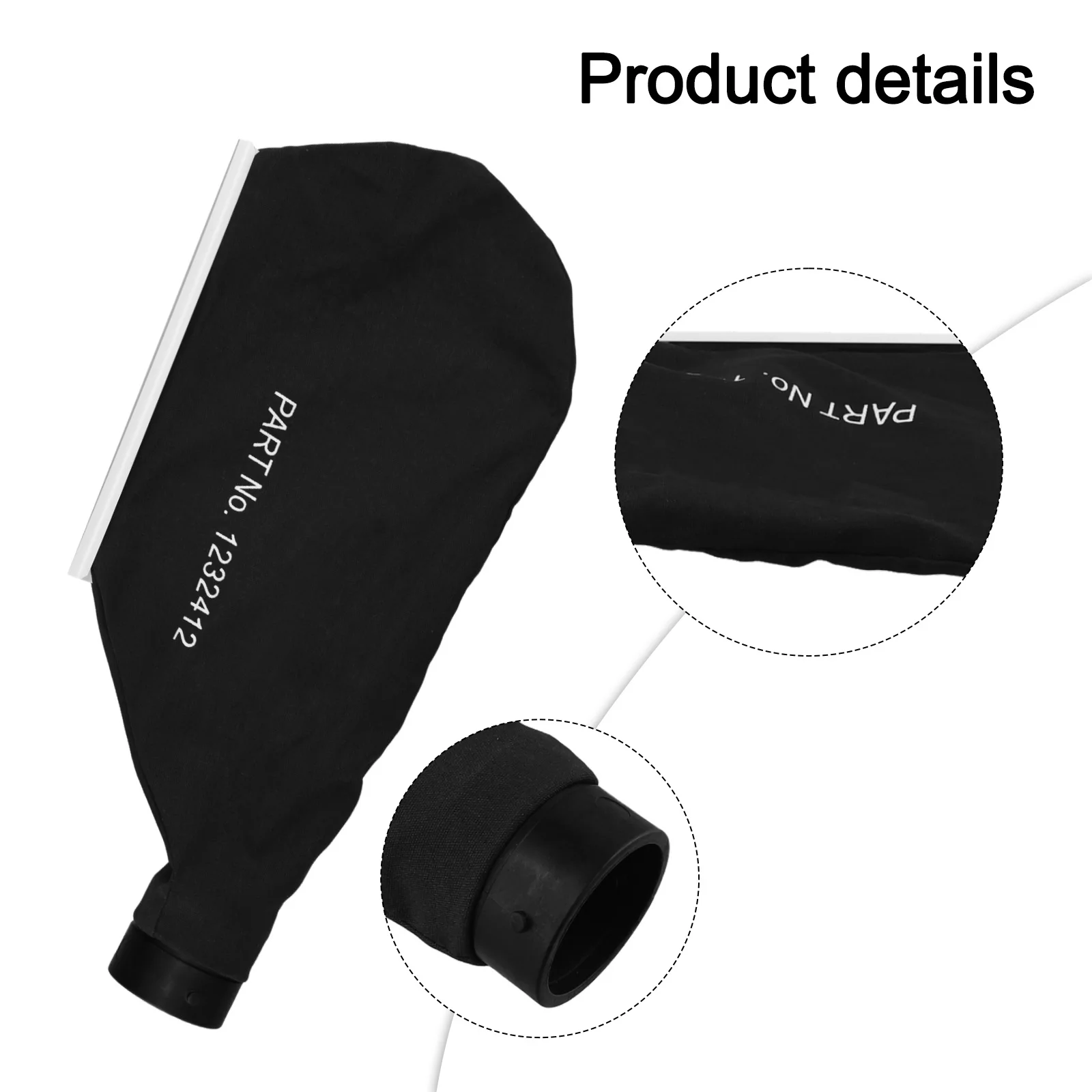 As Shown Dust Bag Assembly Collects Fallen Leaves Compatible With 1232412 Converts To Leaf Blower For 1232412 For DUB182