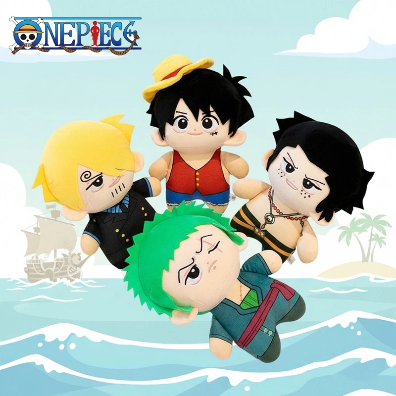 

Плюшевые игрушки аниме ONE PIECE 23 см: Луффи, Зоро, Эйс, Санджи. Милая плюшевая кукла, аниме-атрибутика, украшение для спальни и рабочего стола, подарки для девочек и мальчиков.