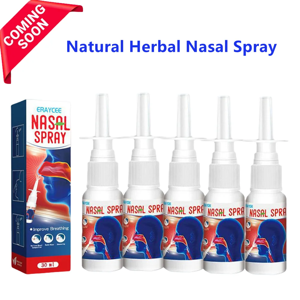 

Herbal Nasal Spray Natural Nose Spray For Reduce Snoring Nasal Cleaning And Hydration 1.01oz Nose Spray Breathe Good Sleep