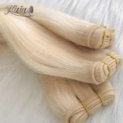 Straight Double Drawn One Donor Hair Bundles Raw Virgin Human Hair Extensions 14