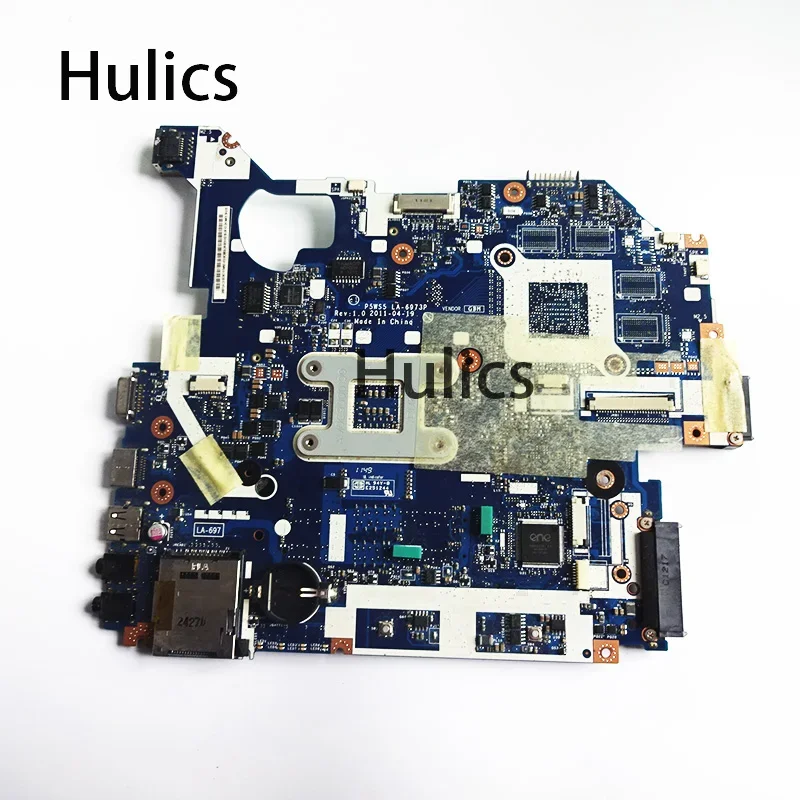 Hulics Used LA-6973P FOR Acer Gateway NV55S P5WS5 Notebook   NV55S02U Motherboard Socket FS1 Mainboard