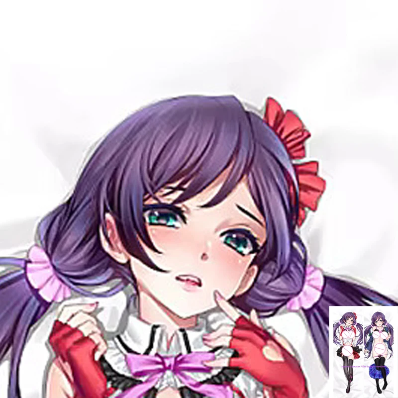 

Anime Pillow Cover Dakimakura Tojo Nozomi Double-Sided Print Life-Size Body Pillows Cover Adult Case Bedding Gifts