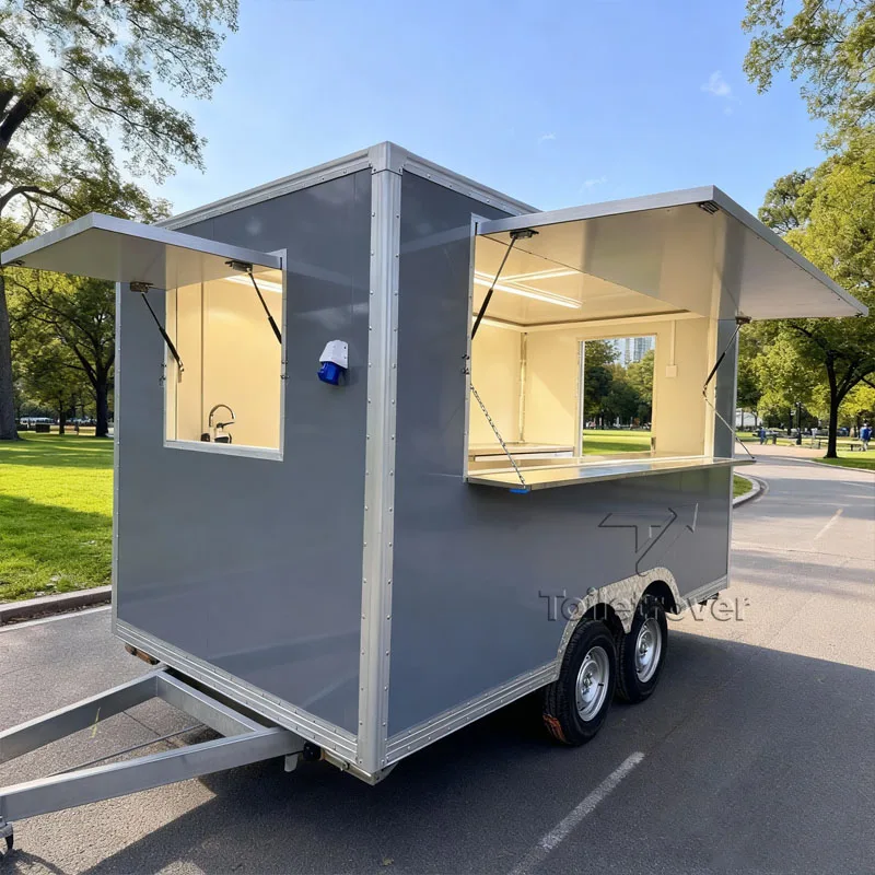 

Commercial Luxury Hot Sales Tacos Barbecue Popcorn French Fries Shawarma Street Food Trailer Bus Food Trucks For Sale In Europe