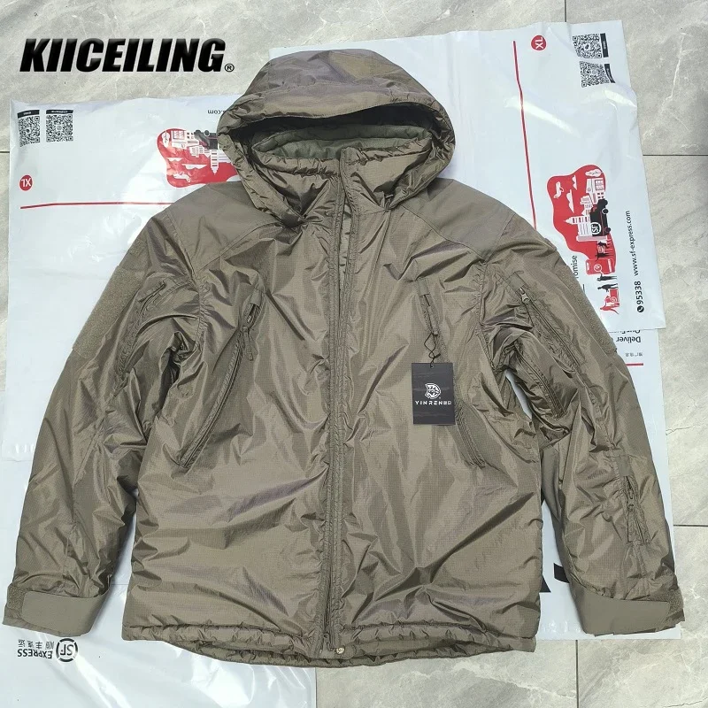 KIICEILING MP-K4 Hiking Tactical Jacket For Men Hunting Skiing Fishing Winter Down Warm Waterproof Windbreakers Coat Women