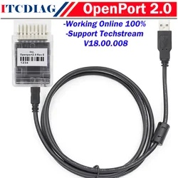 Online NOT Lock Gold Chip Tactrix Openport 2.0 J2534 PassThru With ECU FLASH Excellent Tactrix Auto Chip Tuning Tool Techstream