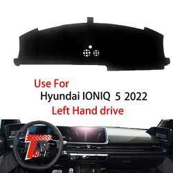 TAIJS Factory Sun Shade Anti dust Polyester Fibre Car Dashboard Cover For Hyundai ioniq 5 2022 Left hand drive